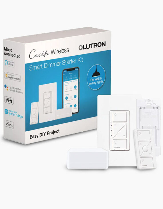 Lutron Caseta Smart Lighting Dimmer Switch 3-Way Starter Kit