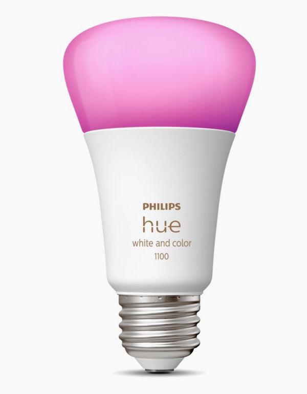 Philips Hue White & Colour Ambiance A19 Bulb 1100 lumen
