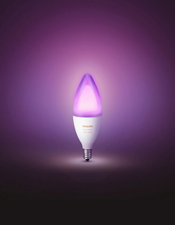 Philips Hue White & Colour Ambiance Chandelier Bulb