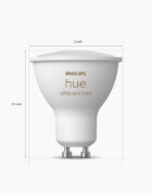 Philips Hue White and Colour Ambiance GU10 Bulb