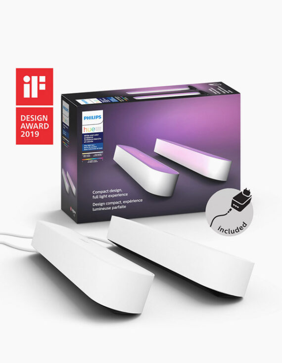 Philips Hue Play Light Bar White Double Pack