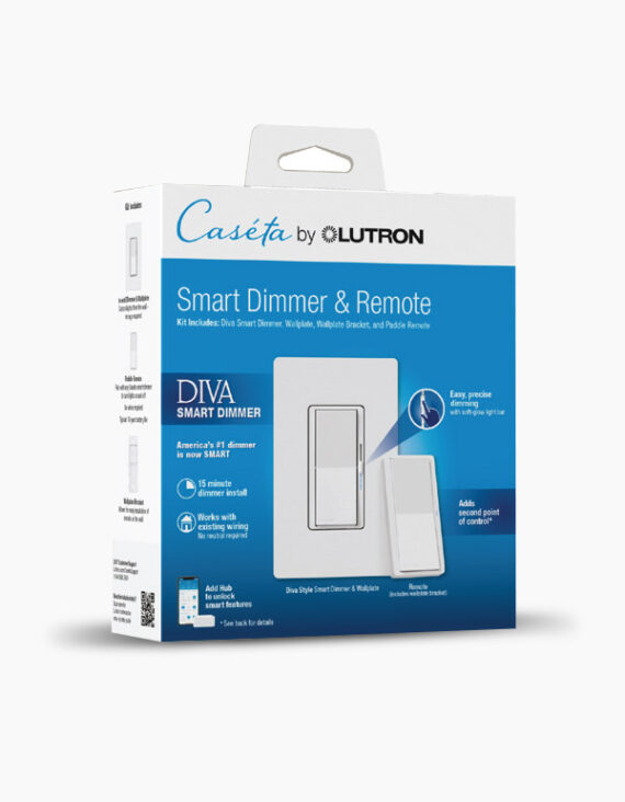 Lutron Diva Smart Dimmer Switch 3-Way Kit with Pico Paddle Remote