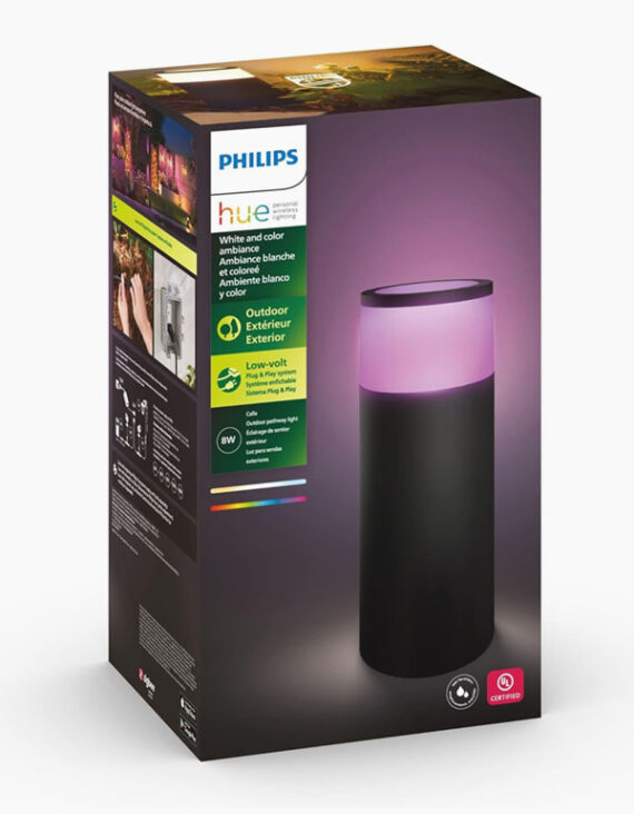 Philips Hue White and Colour Calla Outdoor Bollard