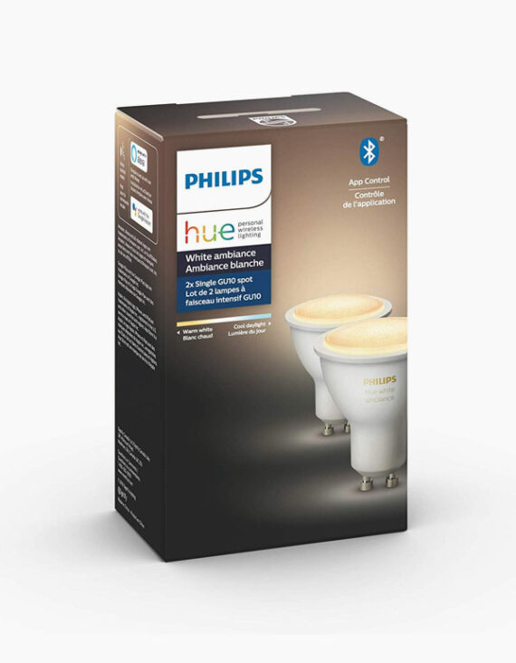Philips Hue White Ambiance GU10 bulbs